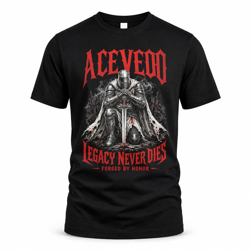 ACEVEDO HS90-K04-109 - NAME Legacy Never Dies Forged By Honor Personalized Knight