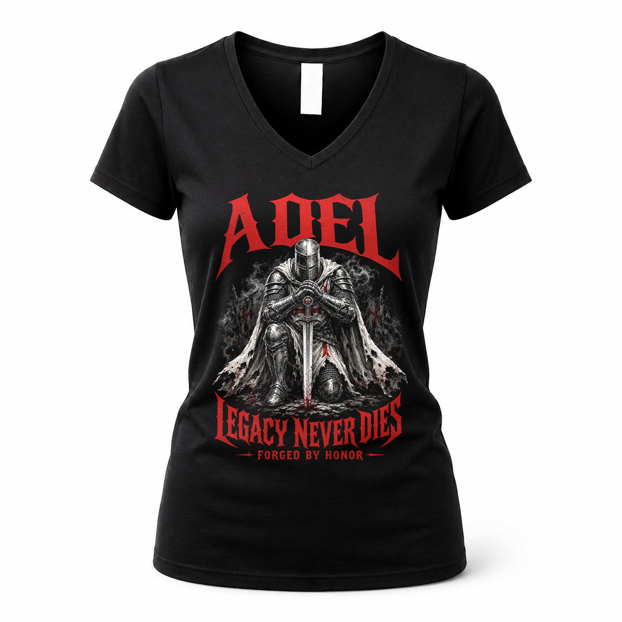 ADEL HS90-K04-109 - NAME Legacy Never Dies Forged By Honor Personalized Knight