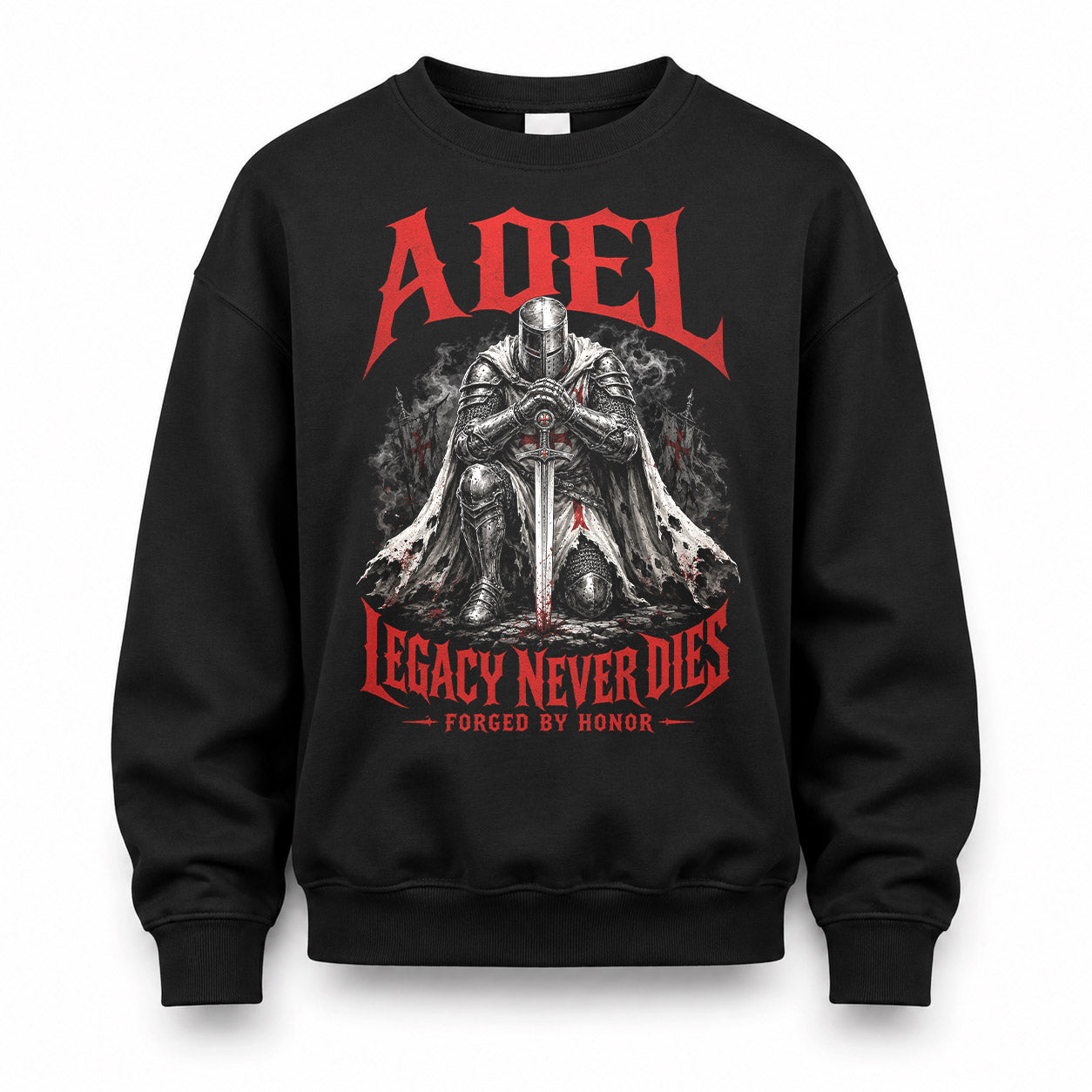 ADEL HS90-K04-109 - NAME Legacy Never Dies Forged By Honor Personalized Knight
