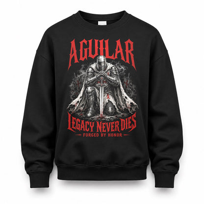 AGUILAR HS90-K04-109 - NAME Legacy Never Dies Forged By Honor Personalized Knight