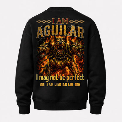 AGUILAR MP88-F2-168–Personalized Bold Quote Apparel “I Am NAME I May Not Be Perfect But I Am Limited Edition