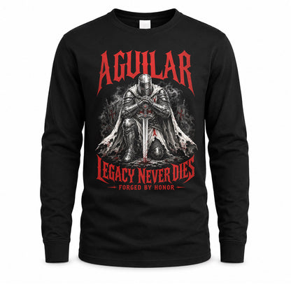 AGUILAR HS90-K04-109 - NAME Legacy Never Dies Forged By Honor Personalized Knight