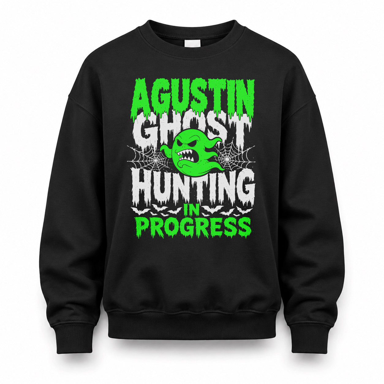 AGUSTIN HW22-K06-109 - NAME Ghost Hunting In Progress Personalized Halloween Shirt