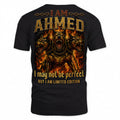 AHMED MP88-F2-168–Personalized Bold Quote Apparel “I Am NAME I May Not Be Perfect But I Am Limited Edition