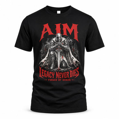 AIM HS90-K04-109 - NAME Legacy Never Dies Forged By Honor Personalized Knight