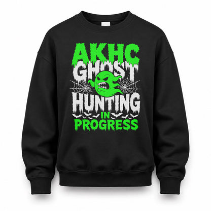 AKHC HW22-K06-109 - NAME Ghost Hunting In Progress Personalized Halloween Shirt