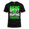 AKHC HW22-K06-109 - NAME Ghost Hunting In Progress Personalized Halloween Shirt