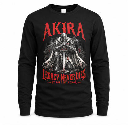 AKIRA HS90-K04-109 - NAME Legacy Never Dies Forged By Honor Personalized Knight