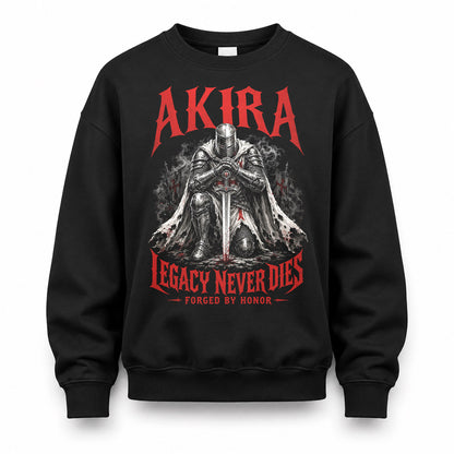 AKIRA HS90-K04-109 - NAME Legacy Never Dies Forged By Honor Personalized Knight