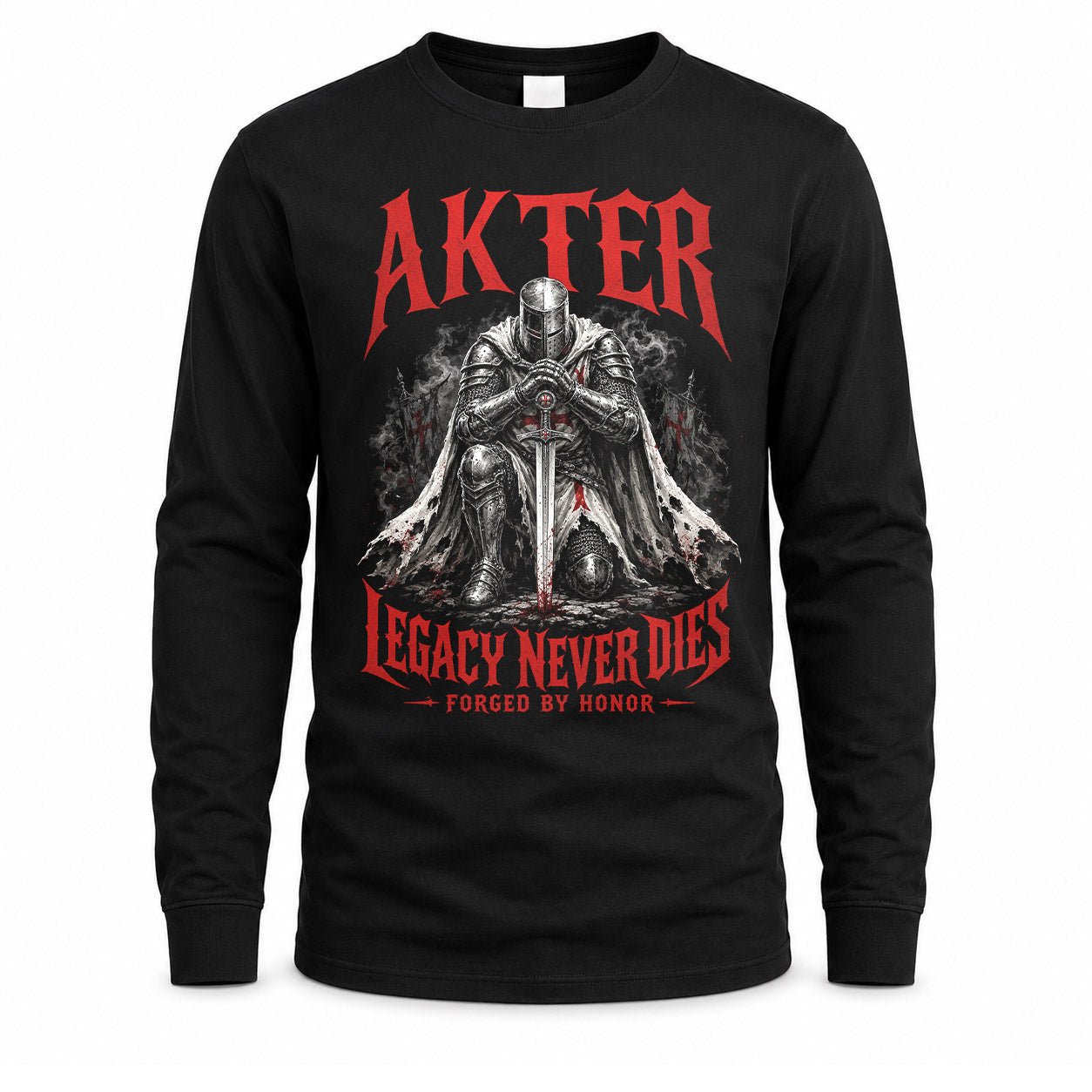 AKTER HS90-K04-109 - NAME Legacy Never Dies Forged By Honor Personalized Knight