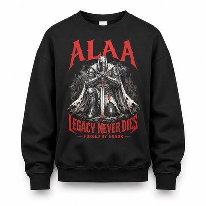 ALAA HS90-K04-109 - NAME Legacy Never Dies Forged By Honor Personalized Knight