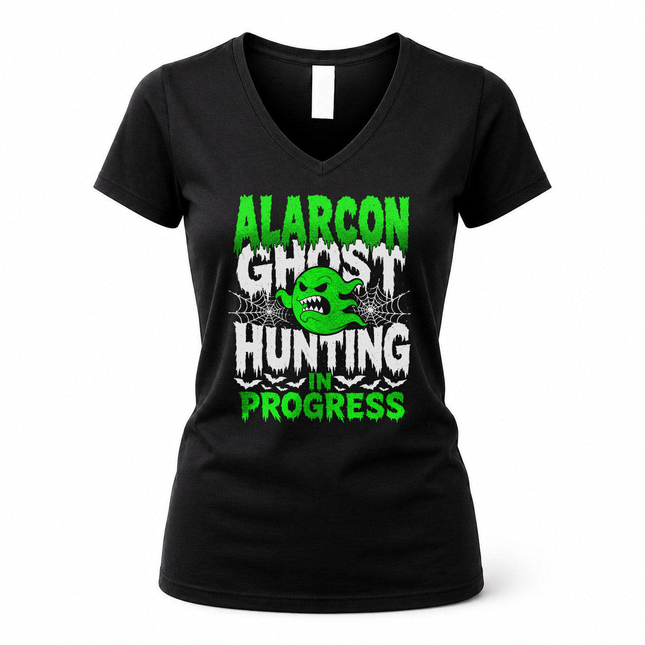 ALARCON HW22-K06-109 - NAME Ghost Hunting In Progress Personalized Halloween Shirt