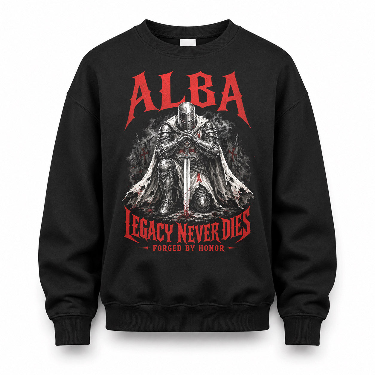 ALBA HS90-K04-109 - NAME Legacy Never Dies Forged By Honor Personalized Knight