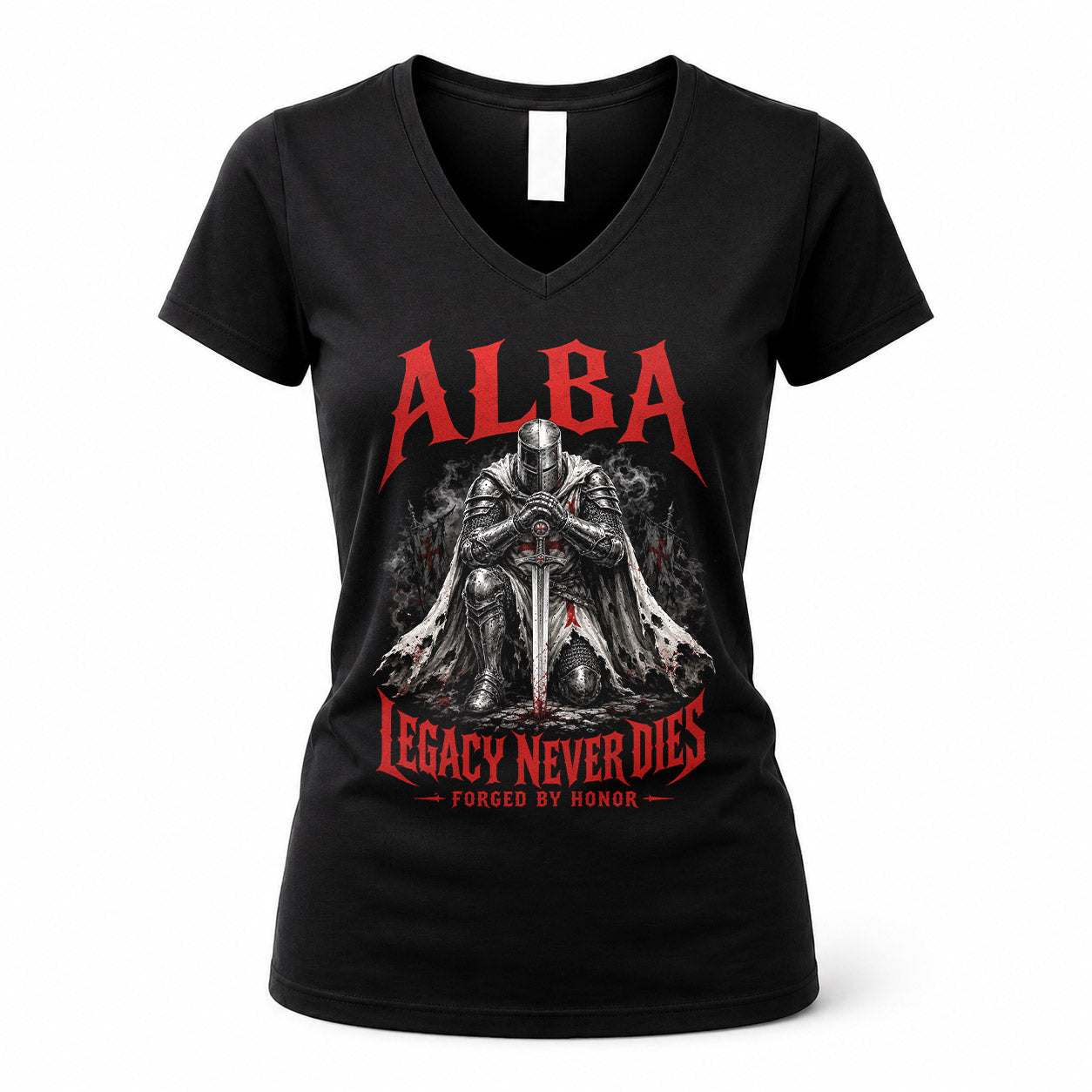 ALBA HS90-K04-109 - NAME Legacy Never Dies Forged By Honor Personalized Knight