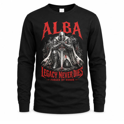 ALBA HS90-K04-109 - NAME Legacy Never Dies Forged By Honor Personalized Knight