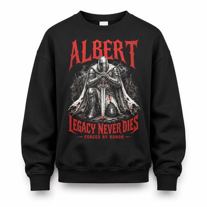 ALBERT HS90-K04-109 - NAME Legacy Never Dies Forged By Honor Personalized Knight