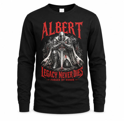 ALBERT HS90-K04-109 - NAME Legacy Never Dies Forged By Honor Personalized Knight
