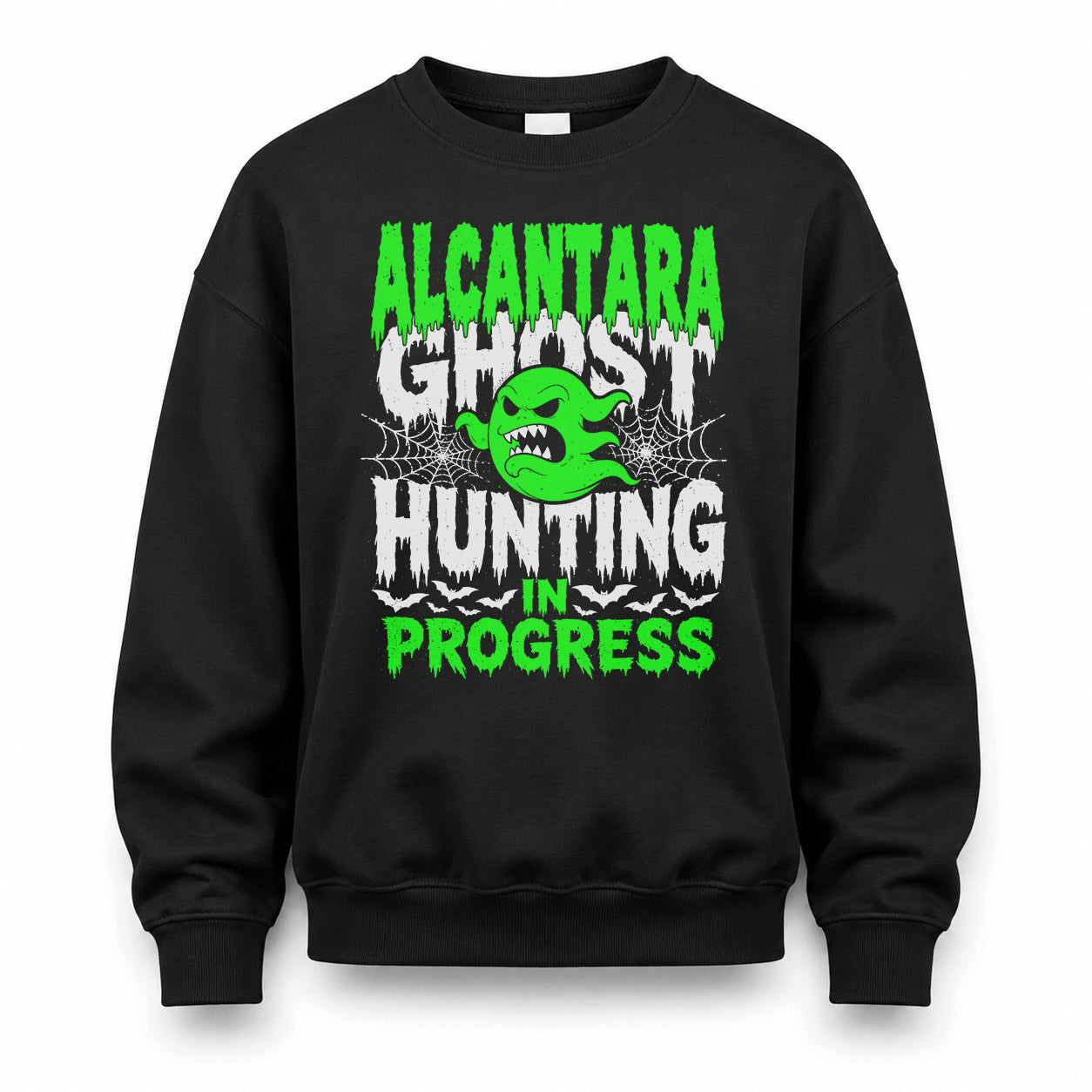 ALCANTARA HW22-K06-109 - NAME Ghost Hunting In Progress Personalized Halloween Shirt