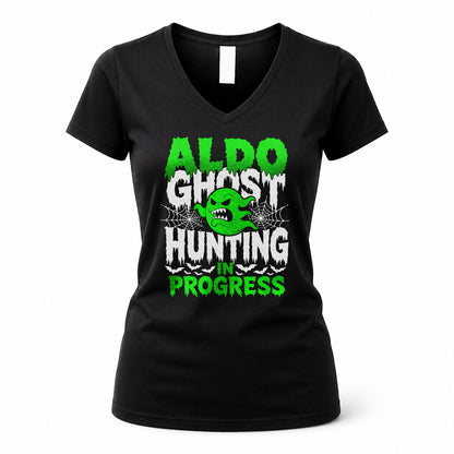 ALDO HW22-K06-109 - NAME Ghost Hunting In Progress Personalized Halloween Shirt
