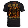 ALEJANDRA MP88-F2-168–Personalized Bold Quote Apparel “I Am NAME I May Not Be Perfect But I Am Limited Edition