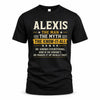 ALEXIS TM90-K04-125 - NAME Legendary Know-It-All Personalized Funny Shirt