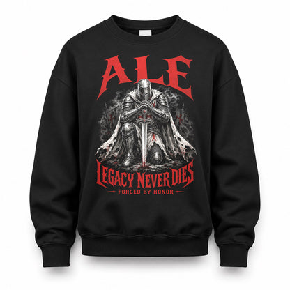 ALE HS90-K04-109 - NAME Legacy Never Dies Forged By Honor Personalized Knight