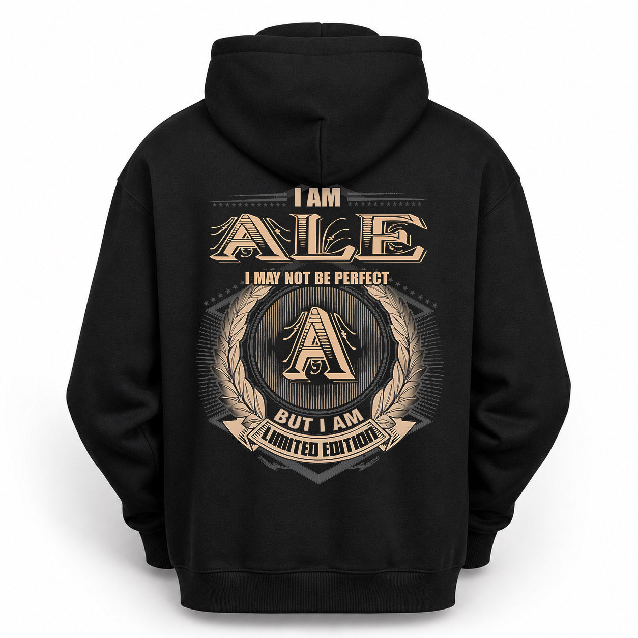 ALE PH55-T25-Personalized Name Quote Apparel “I Am NAME May Not Be Perfect But I Am Limited Edition”