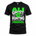 ALI HW22-K06-109 - NAME Ghost Hunting In Progress Personalized Halloween Shirt