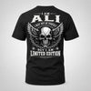ALI P01-K24-229 – Personalized Skull Graphic Apparel “I Am NAME I May Not Be Perfect But I Am Limited Edition”