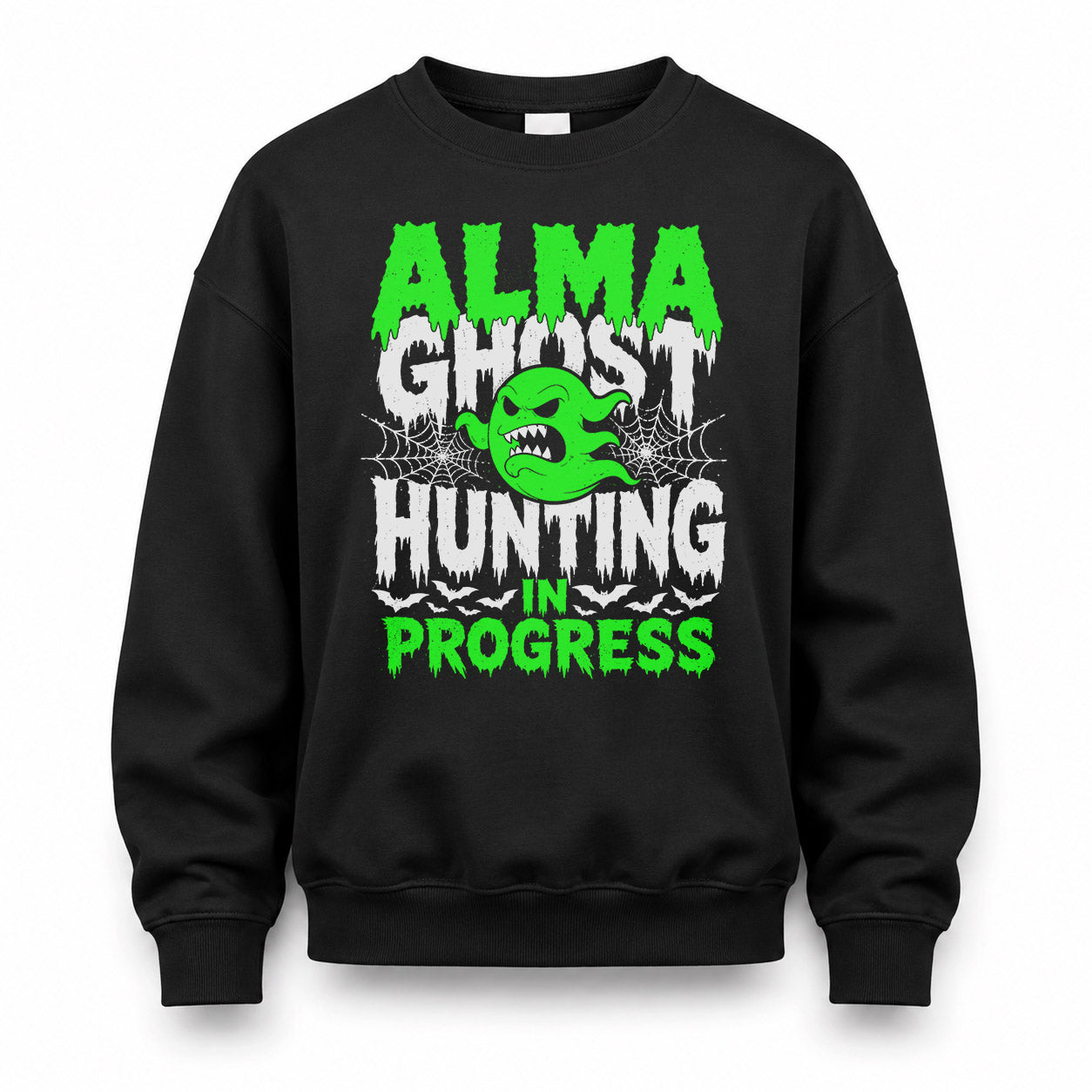 ALMA HW22-K06-109 - NAME Ghost Hunting In Progress Personalized Halloween Shirt
