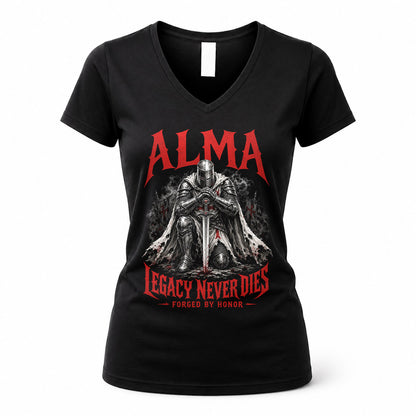 ALMA HS90-K04-109 - NAME Legacy Never Dies Forged By Honor Personalized Knight