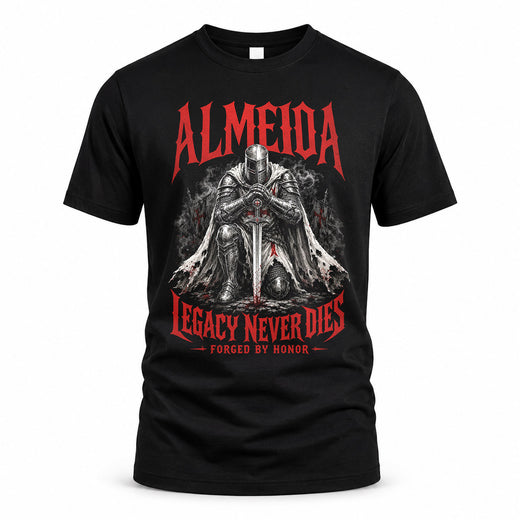 ALMEIDA HS90-K04-109 - NAME Legacy Never Dies Forged By Honor Personalized Knight