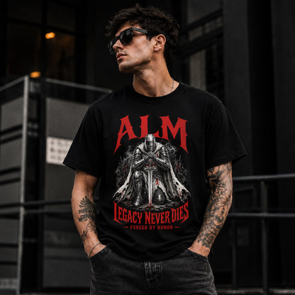 ALM HS90-K04-109 - NAME Legacy Never Dies Forged By Honor Personalized Knight