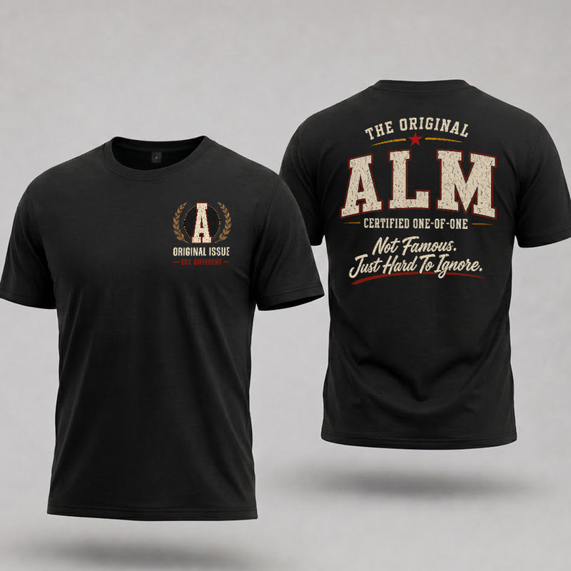 ALM W68-F2-168 – Personalized Original Issue Apparel “The Original NAME Certified One-of-One"