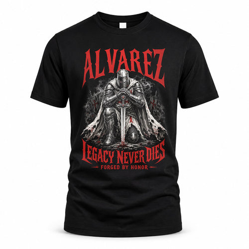 ALVAREZ HS90-K04-109 - NAME Legacy Never Dies Forged By Honor Personalized Knight