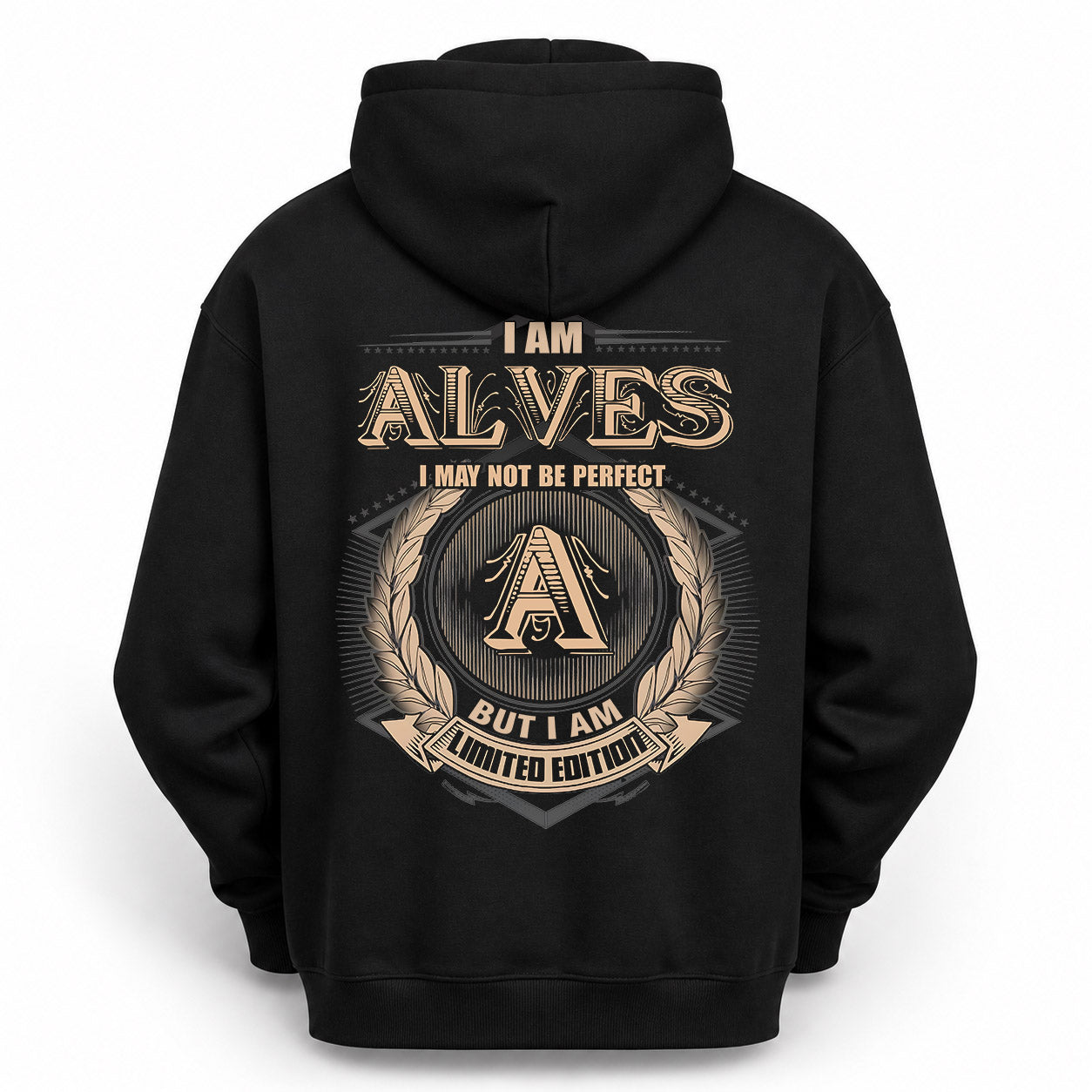 ALVES PH55-T25-Personalized Name Quote Apparel “I Am NAME May Not Be Perfect But I Am Limited Edition”
