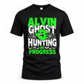 ALVIN HW22-K06-109 - NAME Ghost Hunting In Progress Personalized Halloween Shirt
