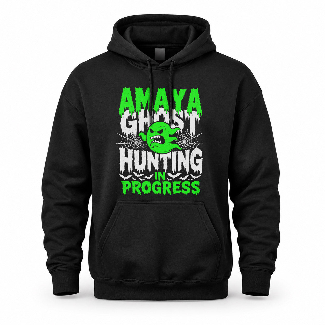 AMAYA HW22-K06-109 - NAME Ghost Hunting In Progress Personalized Halloween Shirt