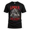 AMBER HS90-K04-109 - NAME Legacy Never Dies Forged By Honor Personalized Knight