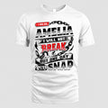 AMELIA HP28-K4-129 – Personalized Name Quote T-Shirt “I Will Not Break, But One Day I Will Snap”