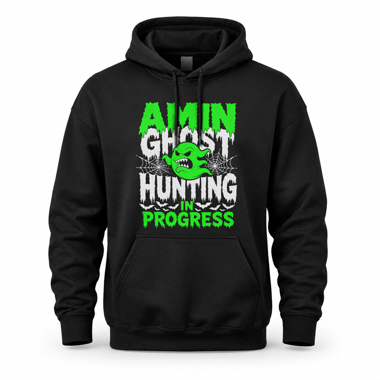 AMIN HW22-K06-109 - NAME Ghost Hunting In Progress Personalized Halloween Shirt