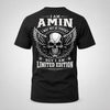 AMIN P01-K24-229 – Personalized Skull Graphic Apparel “I Am NAME I May Not Be Perfect But I Am Limited Edition”
