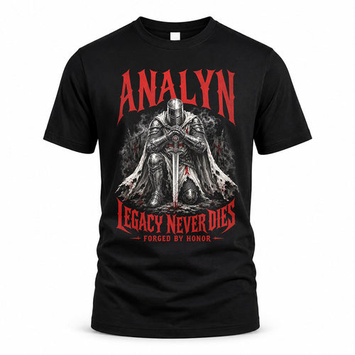 ANALYN HS90-K04-109 - NAME Legacy Never Dies Forged By Honor Personalized Knight