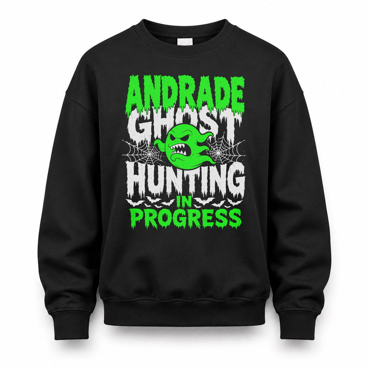 ANDRADE HW22-K06-109 - NAME Ghost Hunting In Progress Personalized Halloween Shirt