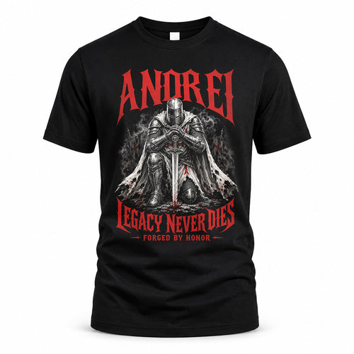 ANDREI HS90-K04-109 - NAME Legacy Never Dies Forged By Honor Personalized Knight