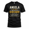 ANGELA TM90-K04-125 - NAME Legendary Know-It-All Personalized Funny Shirt
