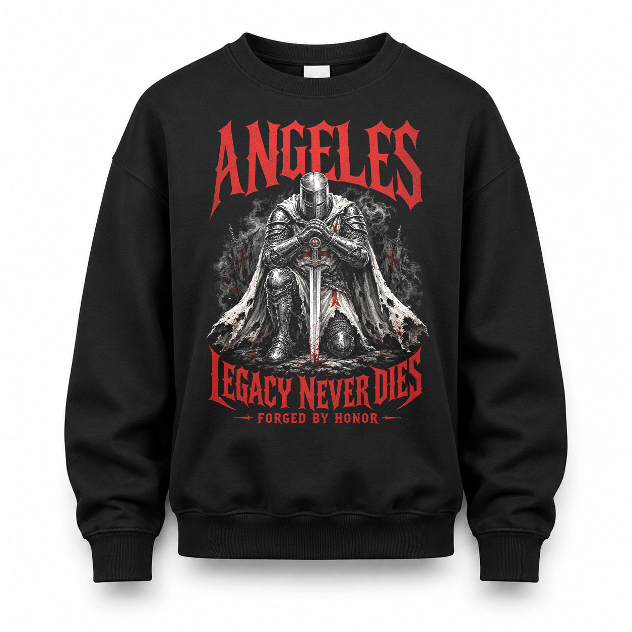 ANGELES HS90-K04-109 - NAME Legacy Never Dies Forged By Honor Personalized Knight