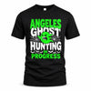 ANGELES HW22-K06-109 - NAME Ghost Hunting In Progress Personalized Halloween Shirt