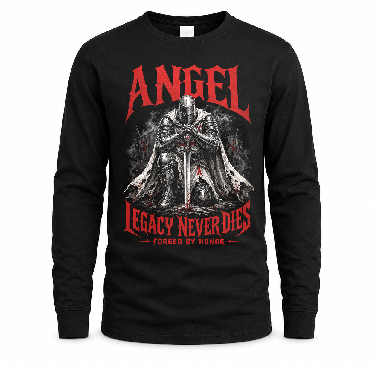 ANGEL HS90-K04-109 - NAME Legacy Never Dies Forged By Honor Personalized Knight