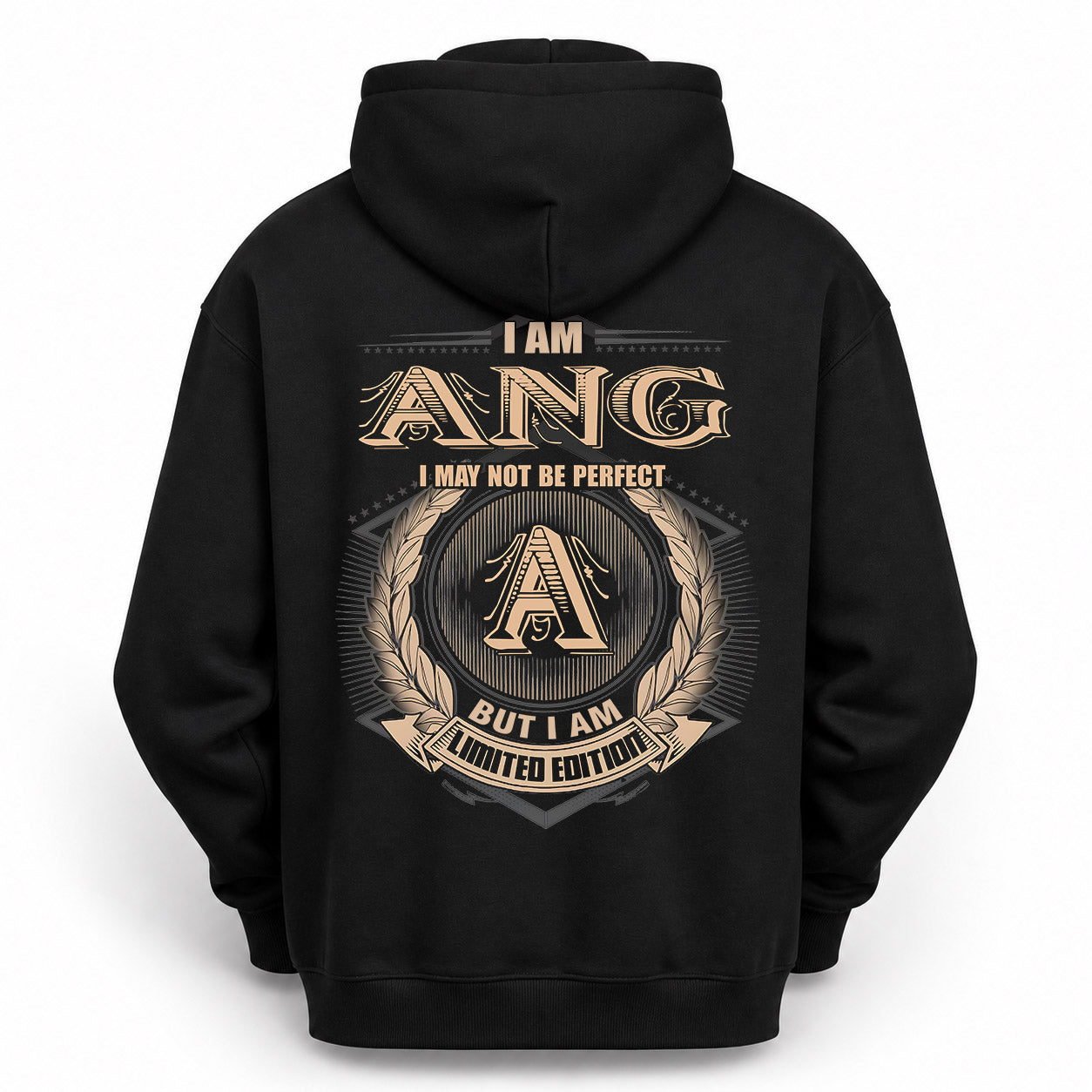 ANG PH55-T25-Personalized Name Quote Apparel “I Am NAME May Not Be Perfect But I Am Limited Edition”